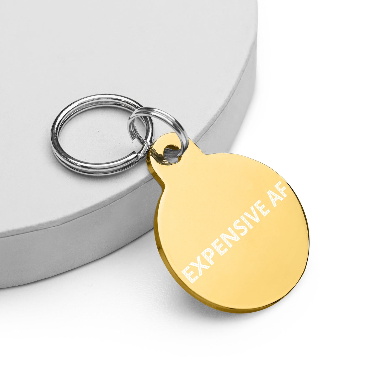 Engraved pet ID tag-Expensive AF